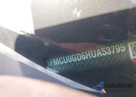 2017 Ford Escape Se from USA, damaged, VIN 1FMCU0GD6HUA53795